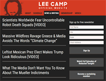 Tablet Screenshot of leecamp.com